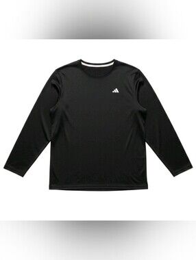 Adidas Men's Base Layer Sun Shirt, Long Sleeve, Black, Size XL, NEW WITH TAGS